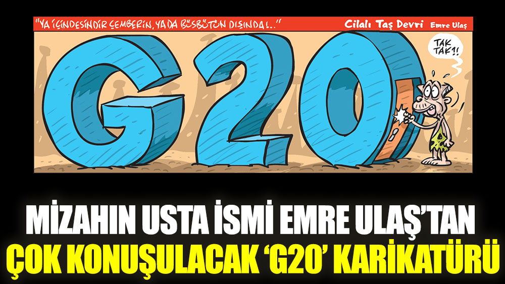 Emre Ulaş’tan çok konuşulacak ‘G20’ karikatürü
