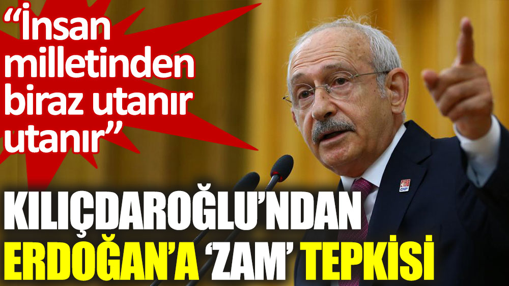 Kılıçdaroğlu: İnsan milletinden biraz utanır, utanır
