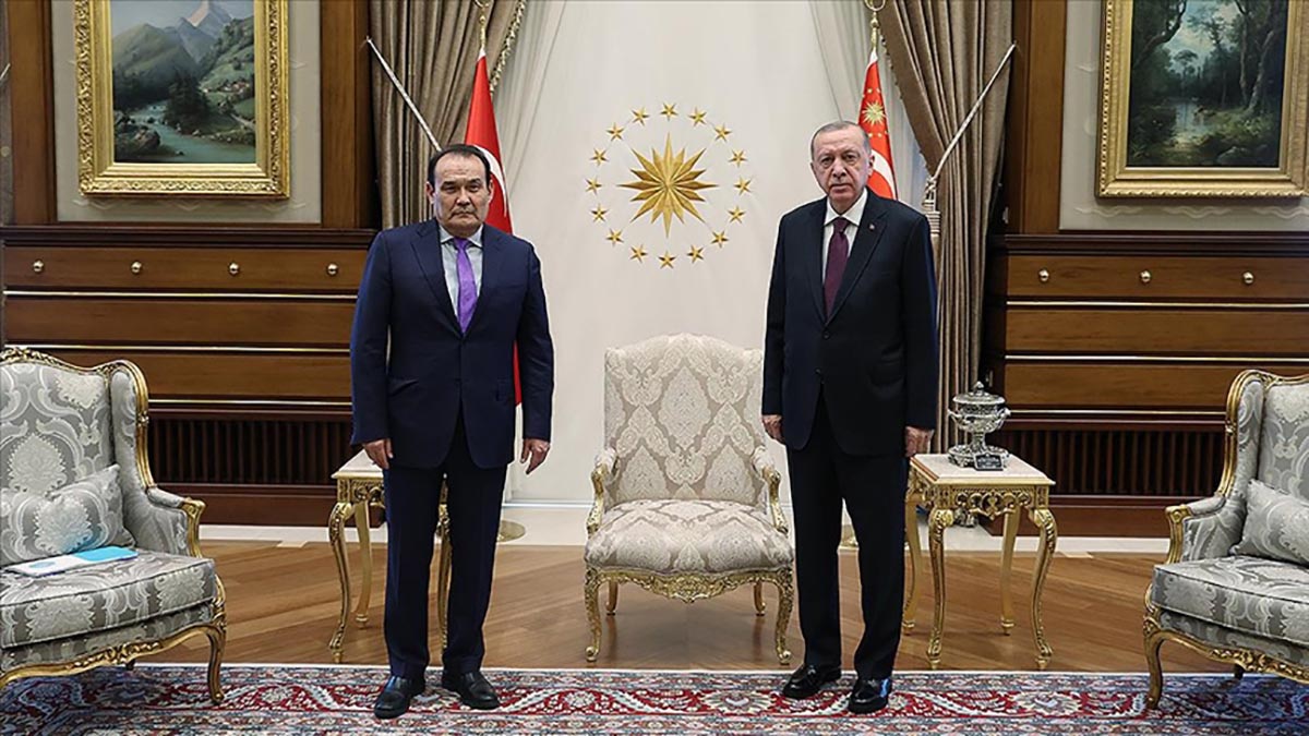 Erdoğan, Türk Konseyi Genel Sekreteri Amreyev'i kabul etti