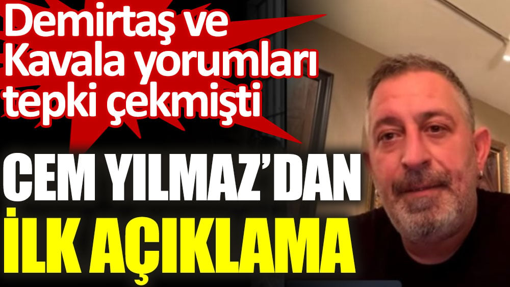 Cem Yılmaz’dan ilk açıklama. Demirtaş ve Kavala yorumları tepki çekmişti