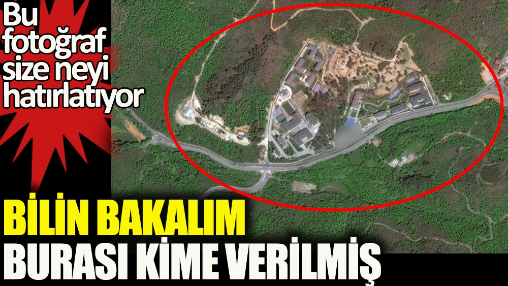 İşte AKP'nin elindeyken İBB'nin Berat Albayrak'ın vakfına verdiği arazi. Yorum sizin