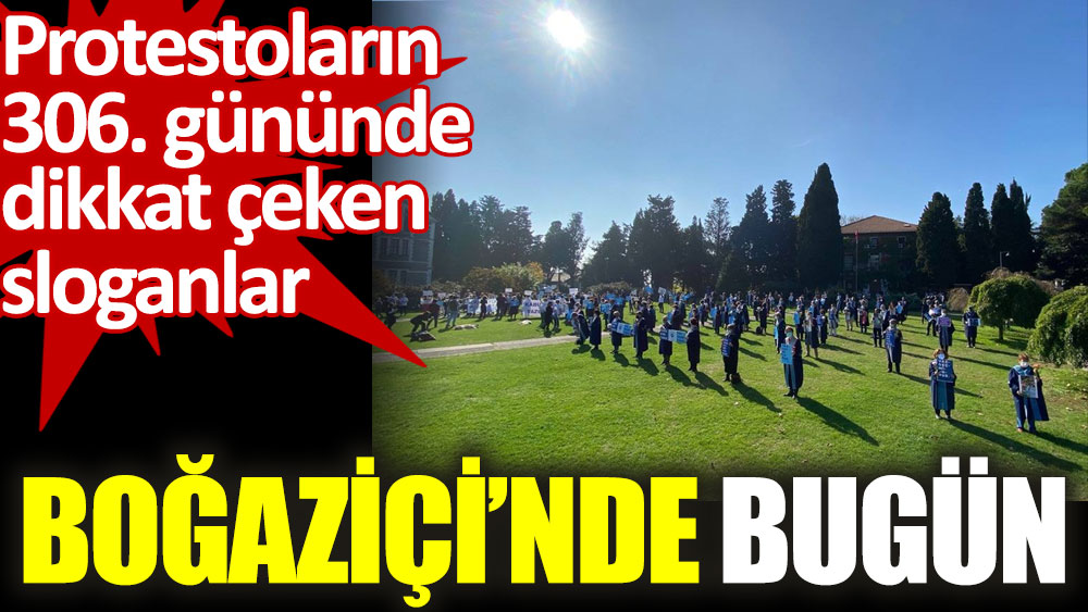 Boğaziçi Üniversitesi'nde bugün de protestolar devam etti