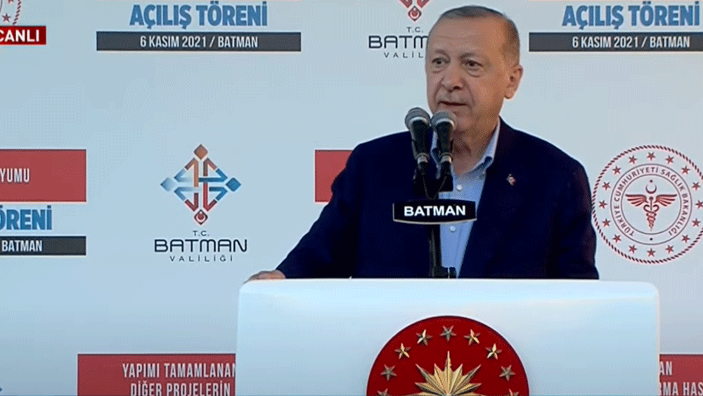 Erdoğan açılış töreninde konuştu