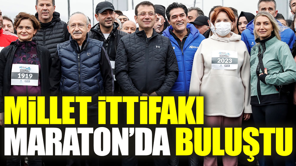 Millet İttifakı İstanbul Maratonu'nda buluştu