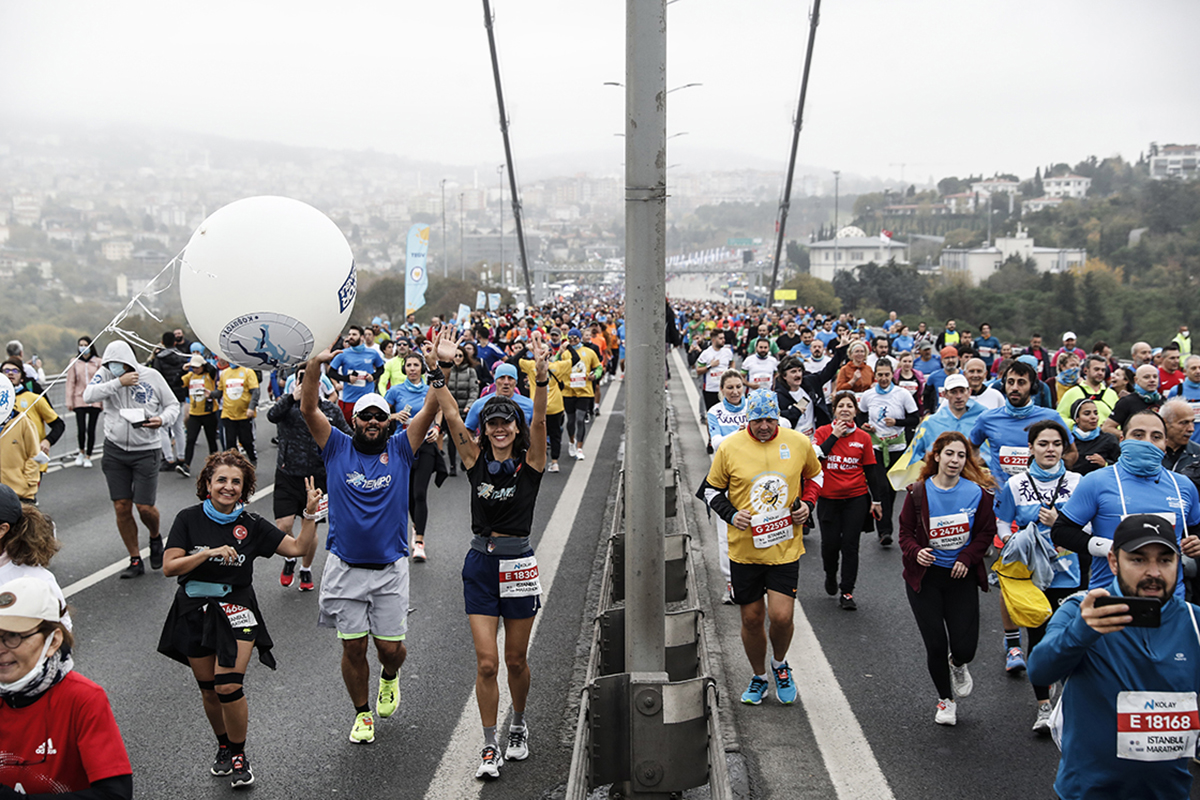 43. İstanbul Maratonu'nda halk koşusu yapıldı