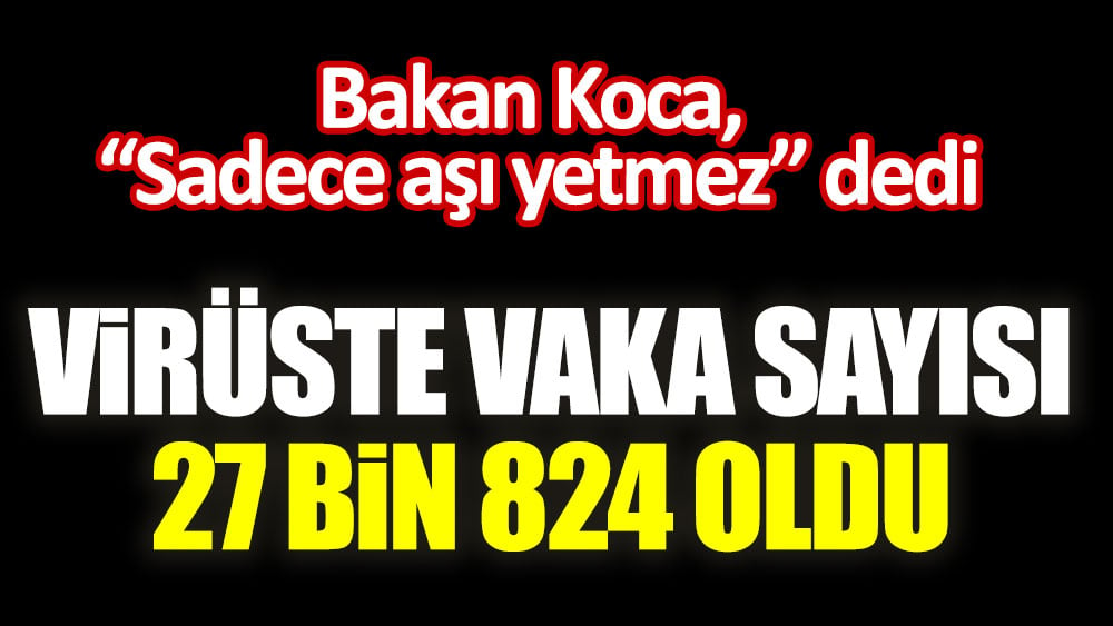 Sağlık Bakanlığı vaka tablosunu açıkladı