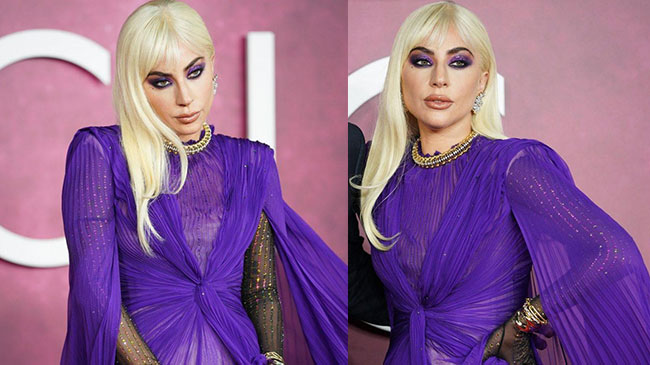 Lady Gaga yine rahat durmadı, iç çamaşırını çıkardı