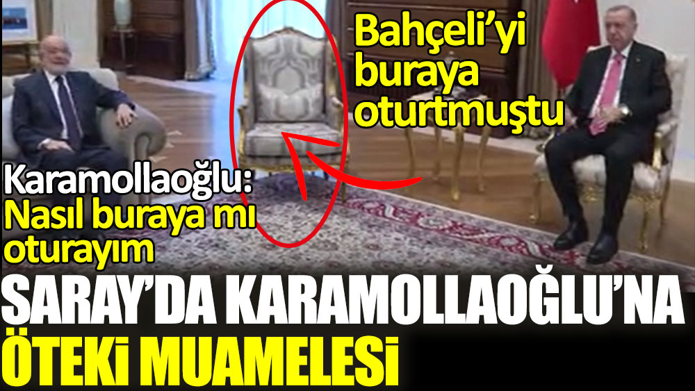 Saray'da Saadet Partisi lideri Temel Karamollaoğlu'na öteki muamelesi