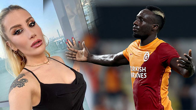 İrem Derici Galatasaraylı Mbaye Diagne'ye mesaj yolladı