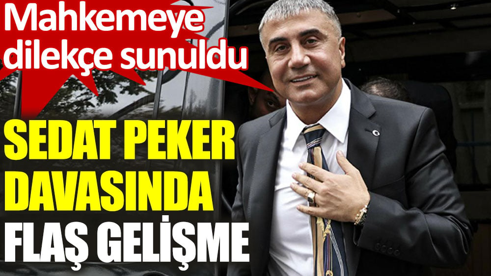 Sedat Peker davasında yeni gelişme: Mal varlıklarına tedbir konulsun talebi