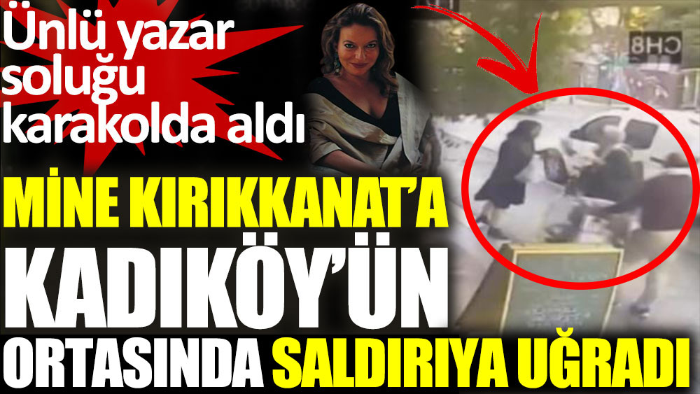 Mine Kırıkkanat'a Kadıköy'ün ortasında saldırıya uğradı