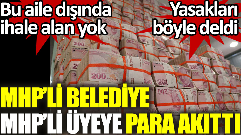 MHP'li Meclis üyesi Ahmet Akpınar'a para aktı