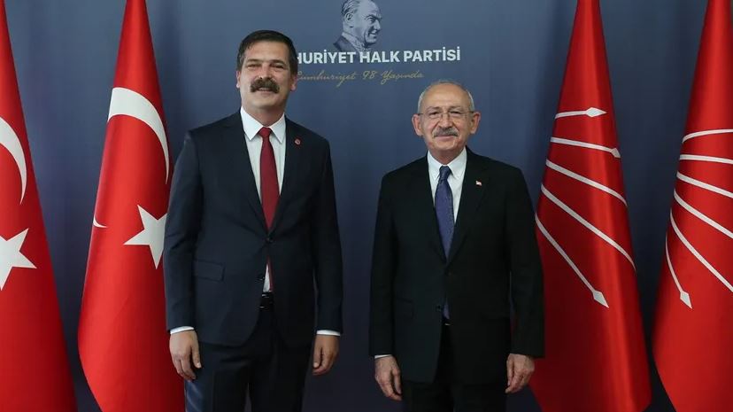 Kılıçdaroğlu, TİP Genel Başkanı Erkan Baş ile görüştü