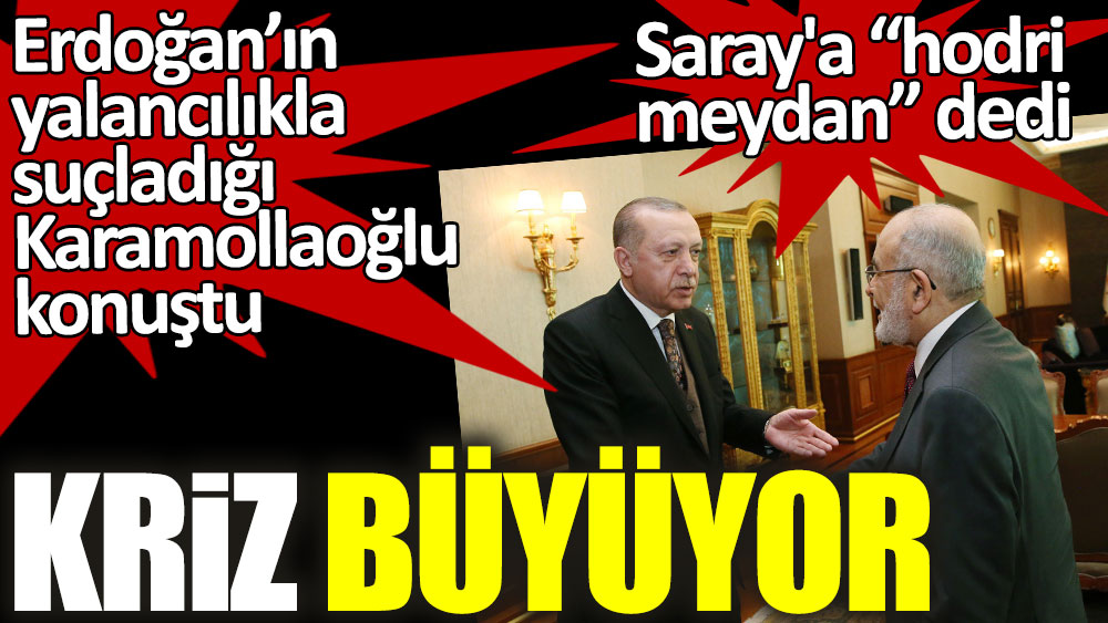 Erdoğan'ın yalancılıkla suçladığı Karamollaoğlu konuştu! Saray'a hodri meydan dedi