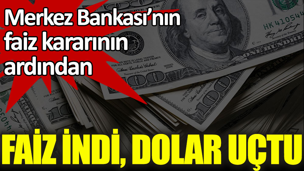 Merkez Bankası'nın kararının ardından dolar uçtu