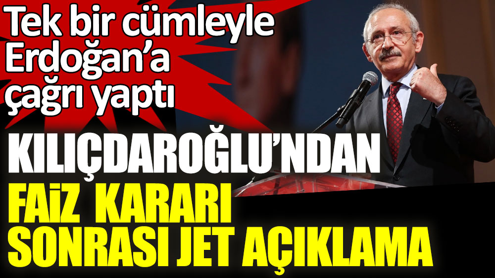 Son dakika... Merkez Bankası'nın faiz kararı sonrası Kemal Kılıçdaroğlu Erdoğan'a tek cümleyle çağrı yaptı
