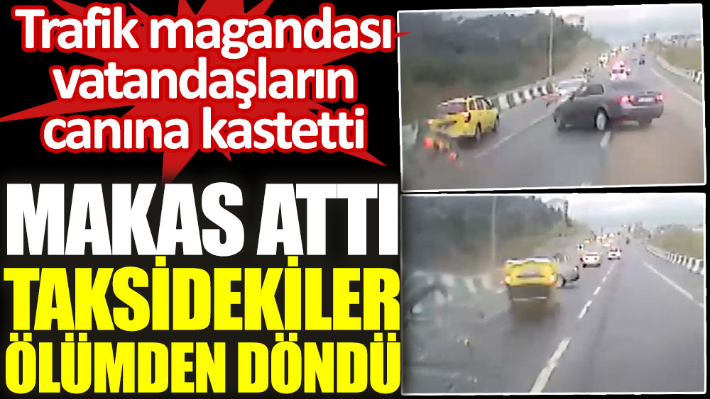 Bursa'da trafik magandaları vatandaşların canına kastetti