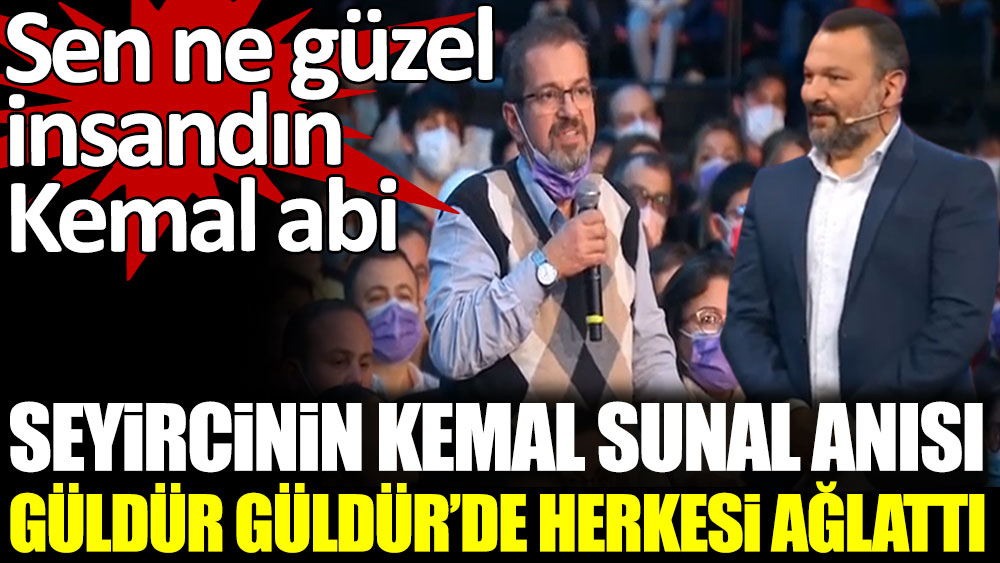 Seyircinin Kemal Sunal anısı, Güldür Güldür'de herkesi ağlattı