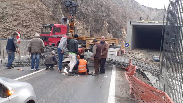 Malatya'da tünel inşaatında kaza. 3 işçi yaralandı