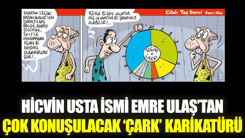 Emre Ulaş’tan çok konuşulacak ‘çark' karikatürü