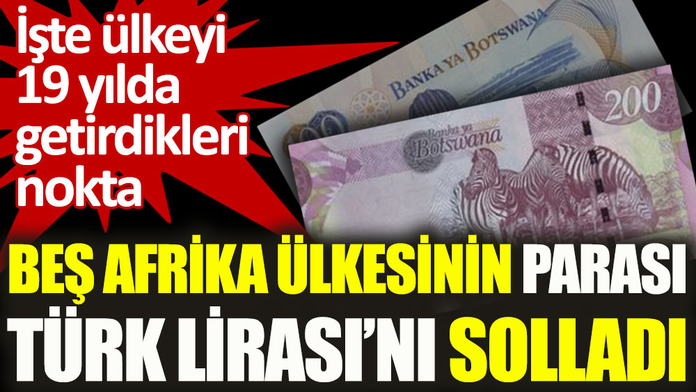 Beş Afrika ülkesinin parası Türk Lirası'nı solladı