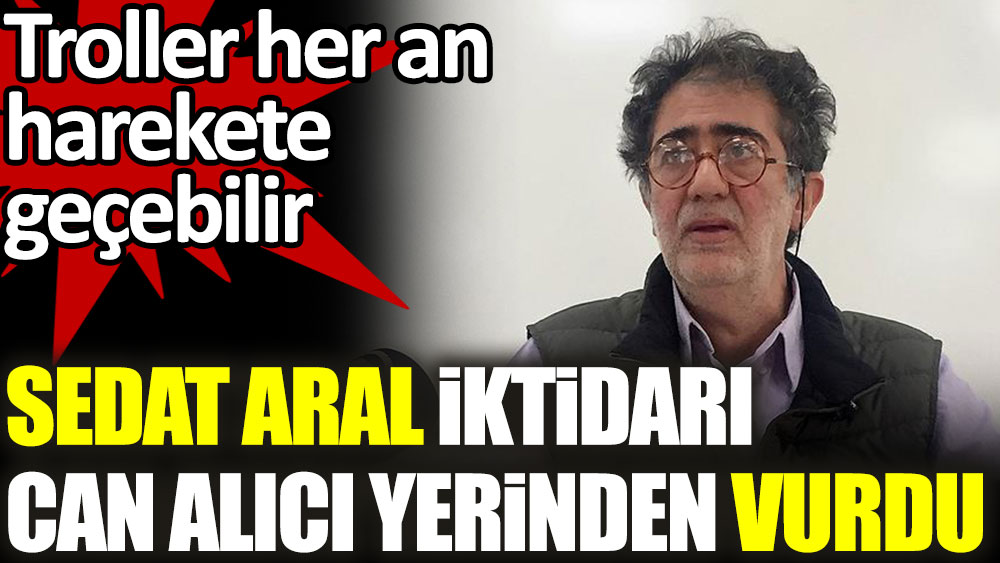 Gazeteci Sedat Aral, iktidarı en can alıcı yerinden vurdu