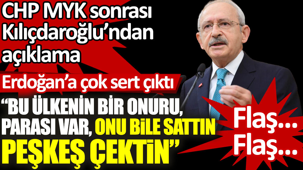 CHP MYK sonrası Kılıçdaroğlu'ndan açıklama