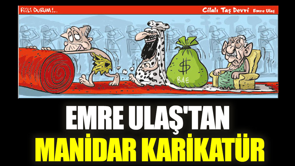 Emre Ulaş'tan manidar karikatür