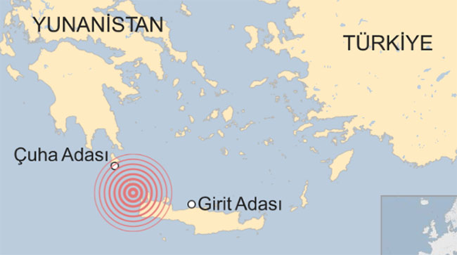 Son dakika... Akdeniz'de deprem