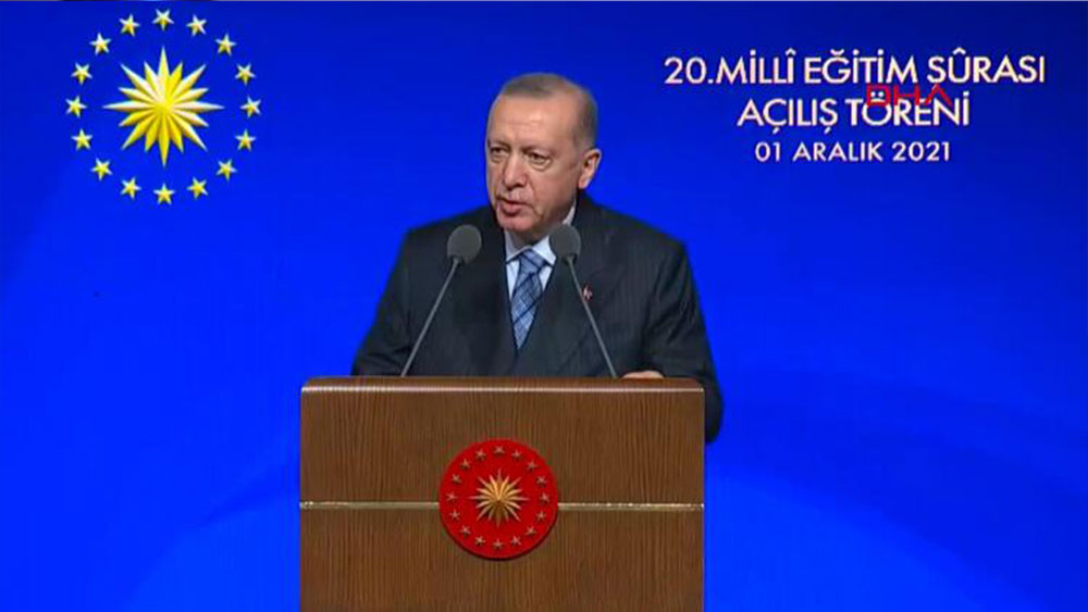 Erdoğan 20. Milli Eğitim Şurası'nda konuştu