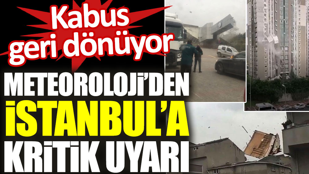 Meteoroloji İstanbul'u uyardı. Lodos geri dönüyor