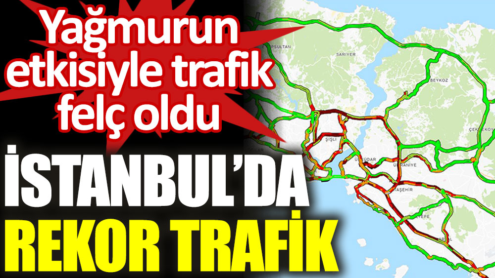 İstanbul'da trafik yoğunluğu yüzde 85'i buldu