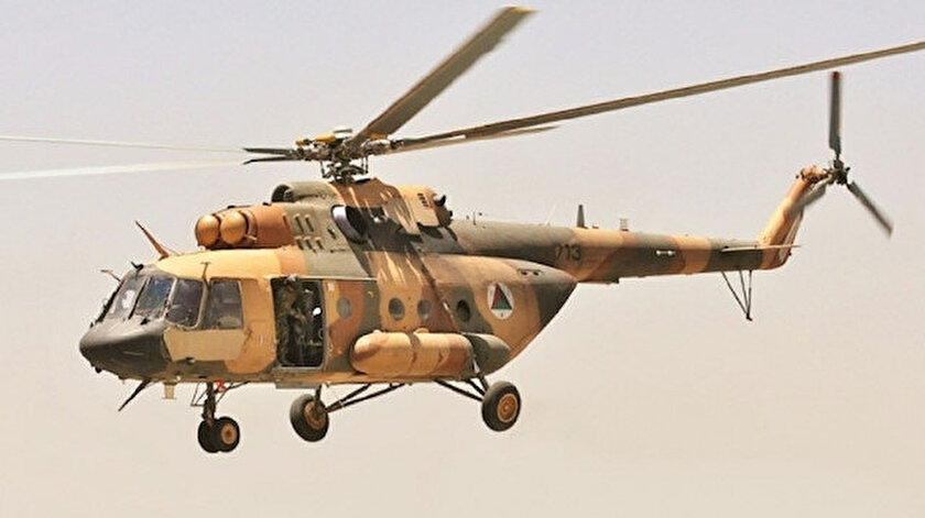 Irak'ta askeri helikopter düştü. 2 yaralı