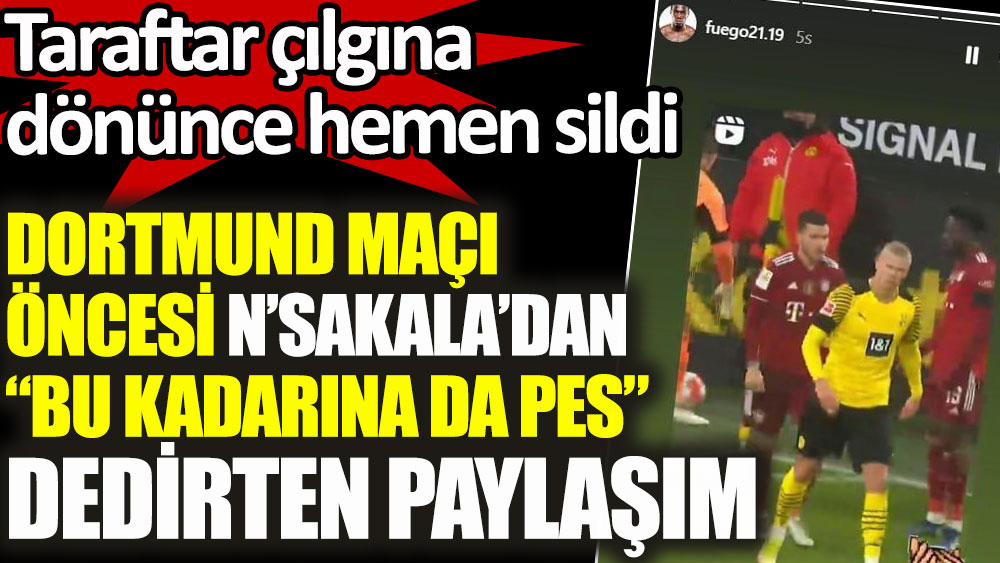 Beşiktaşlı Fabrice N'sakala'dan bu kadarına da pes dedirten Haaland paylaşımı! Taraftar çılgına dönünce hemen sildi