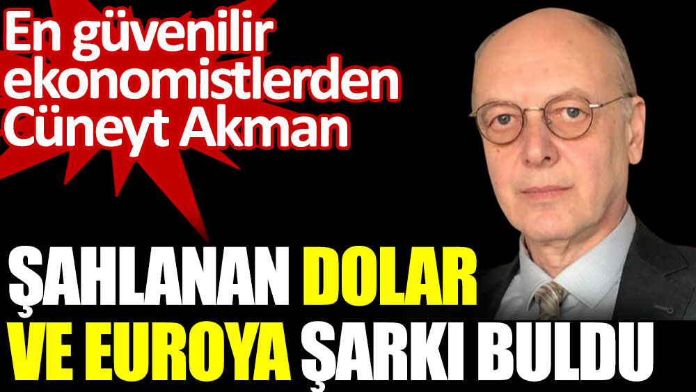 Cüneyt Akman şahlanan dolar ve euroya şarkı buldu