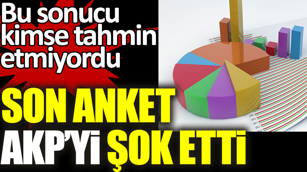 Son anket AKP'de şok etkisi yaptı. Onlar da iktidara sırtını çevirdi