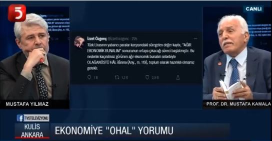 Mustafa Kamalak ‘OHAL ilan edilebilir, seçim ertelenemez’