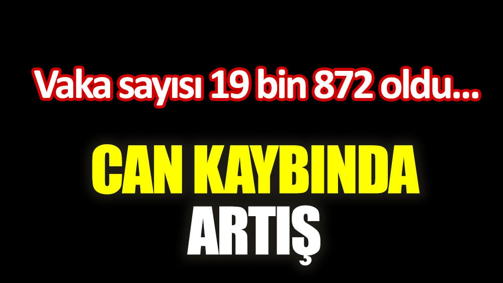 Sağlık Bakanlığı koronavirüs tablosunu açıkladı. Can kaybında artış