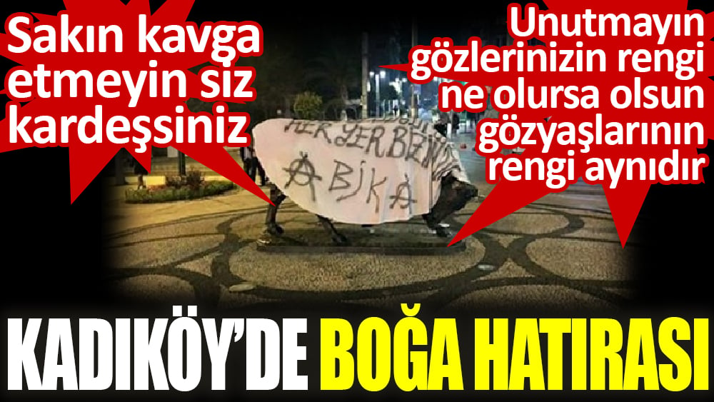 Kadıköy’de Beşiktaşlıların boğa hatırası