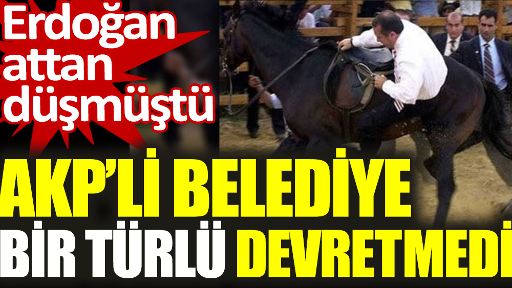 Erdoğan attan düşmüştü: AKP'li belediye parkı bir türlü devretmedi