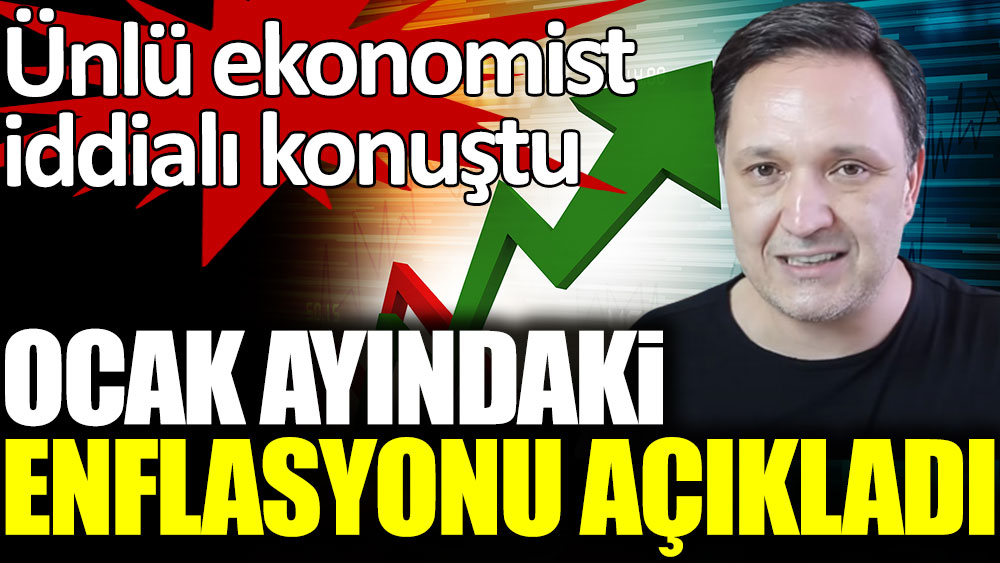Ünlü ekonomist Selçuk Geçer, iddialı konuştu. Ocak ayındaki enflasyon rakamını açıkladı