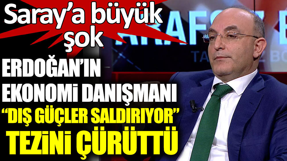 Saray'a büyük şok. Erdoğan'ın Ekonomi Danışmanı Ayhan Oğan, "dış güçler saldırıyor" tezini çürüttü