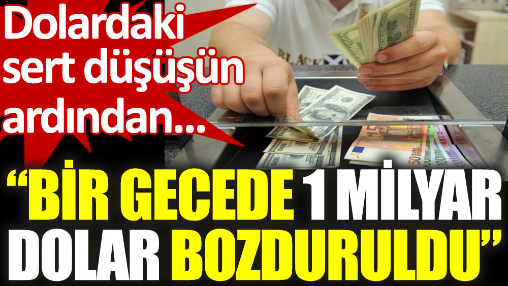 Türkiye Bankalar Birliği Başkanı Çakar: Bir gecede 1 milyar dolar bozduruldu