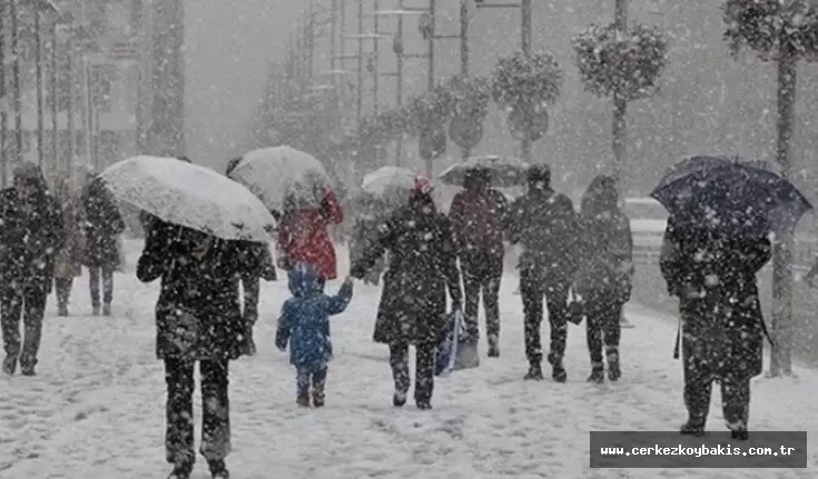 Meteoroloji'den 8 il için yoğun kar uyarısı