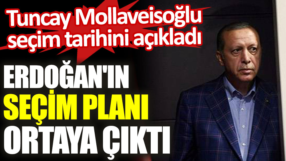 Tuncay Mollaveisoğlu Erdoğan'ın seçim planını açıkladı, seçimin tarihini verdi