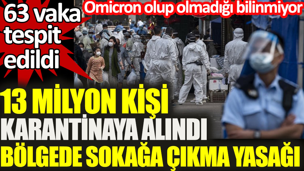 Çin'de yeni tip koronavirüs | 63 vaka tespit edildi, 13 milyon kişi karantinaya alındı