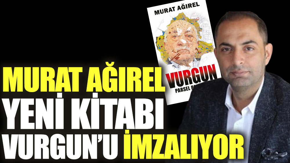 Murat Ağırel yeni kitabı Vurgun’u imzalıyor