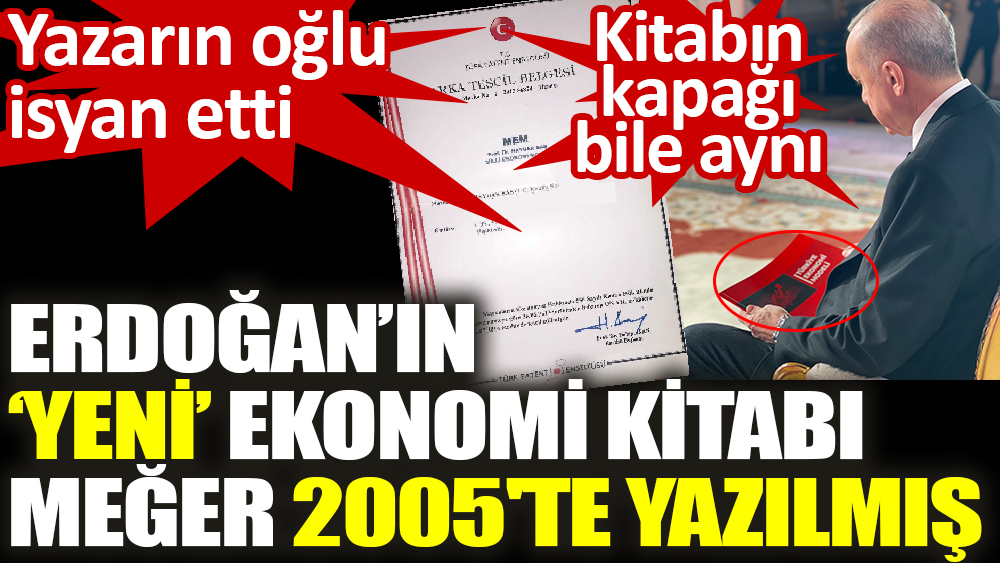 Erdoğan’ın ‘yeni’ ‘Türkiye Ekonomi Modeli’ kitabı meğer 2005'te yazılmış