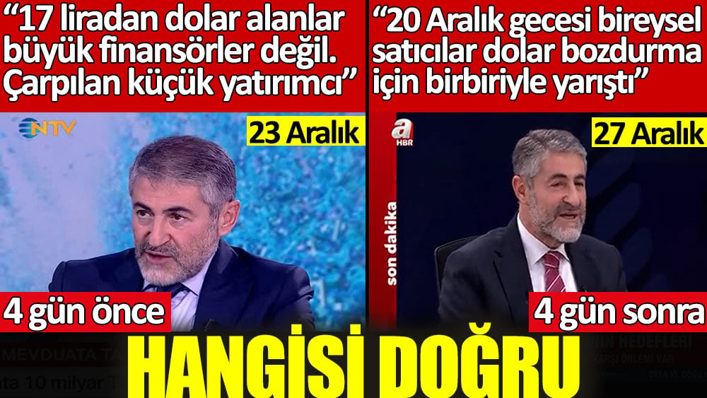 20 Aralık gecesi kim devreye girdi? Küçük yatırımcı kârda mı zararda mı? Bakan Nebati kafaları karıştırdı