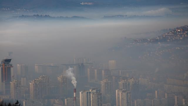Bosna Hersek'te ölümlerin yüzde 20'si hava kirliliğinden